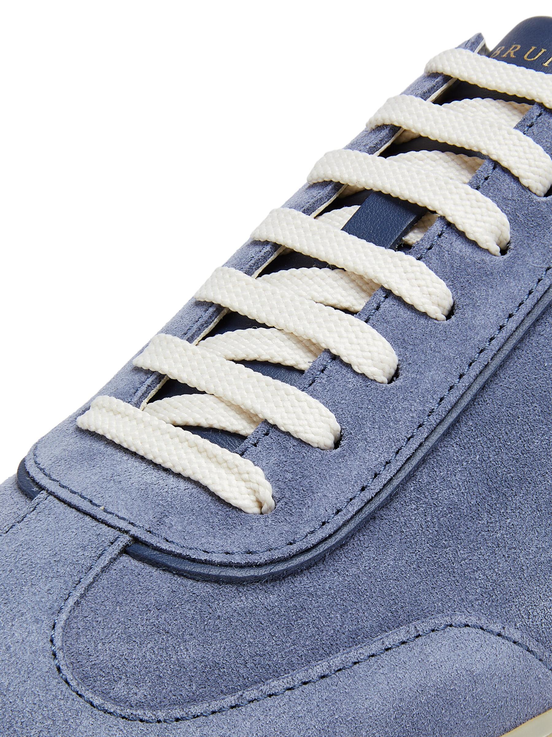 希少【BRUNELLO CUCINELLI】スエード ローカットスニーカー Brunello Cucinelli - スエードロートップスニーカー を
