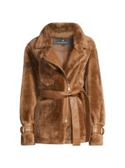 Shop Nicole Benisti - Elizabeth Shearling Belting Jacket | Saks
