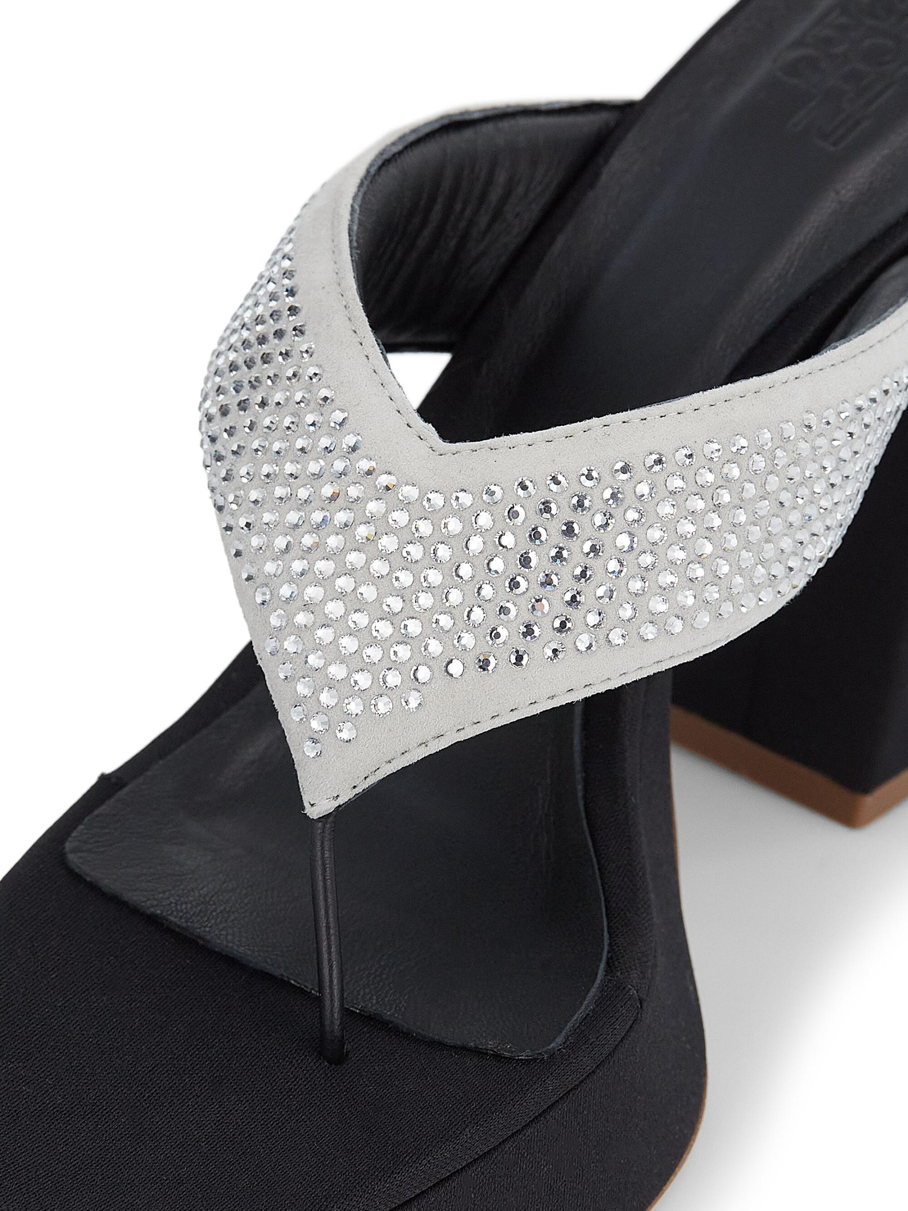 Shop Gia Borghini - Gia 17 Thong Leather High-Heel Sandals