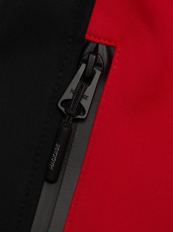 #7: بدلة تزلج إيلي شيرلينغ تريم - أحمر