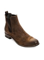 【TOTEME】スエード チェルシーブーツ ブラック Suede Chelsea boots black – TOTEME