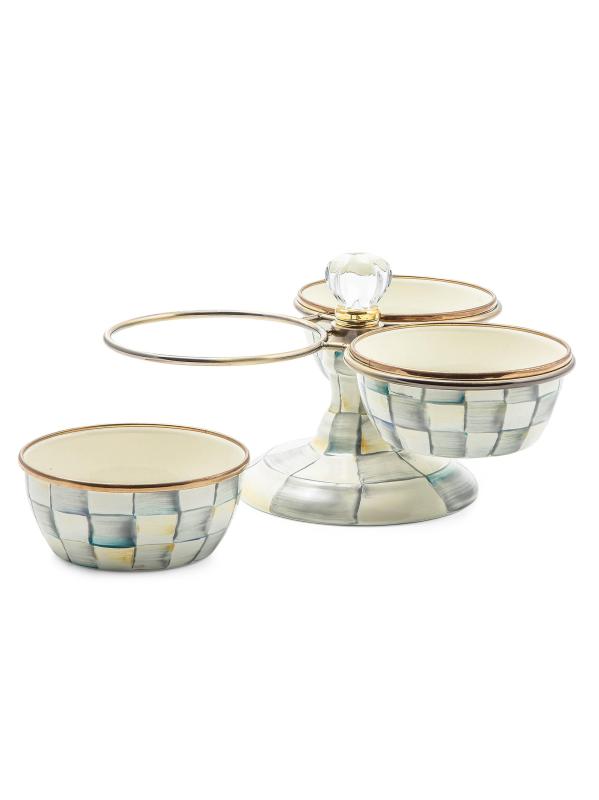 マッケンジーチャイルズ　ボウル Pet Supplies : MACKENZIE-CHILDS Pet Bowl, Cute Cat and Dog