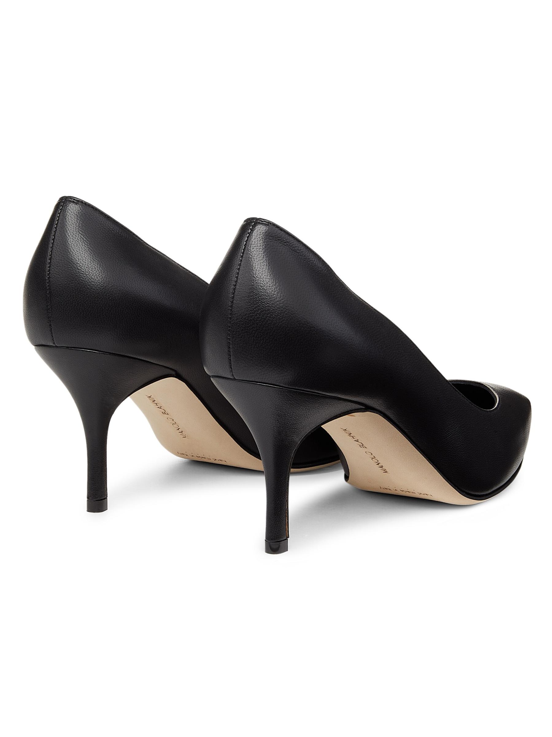 x*h様 【新品未使用】MANOLO BLAHNIK KIETTA CAL070 KIETTA | Black Nappa Leather Pointed Toe Pumps | Manolo Blahnik