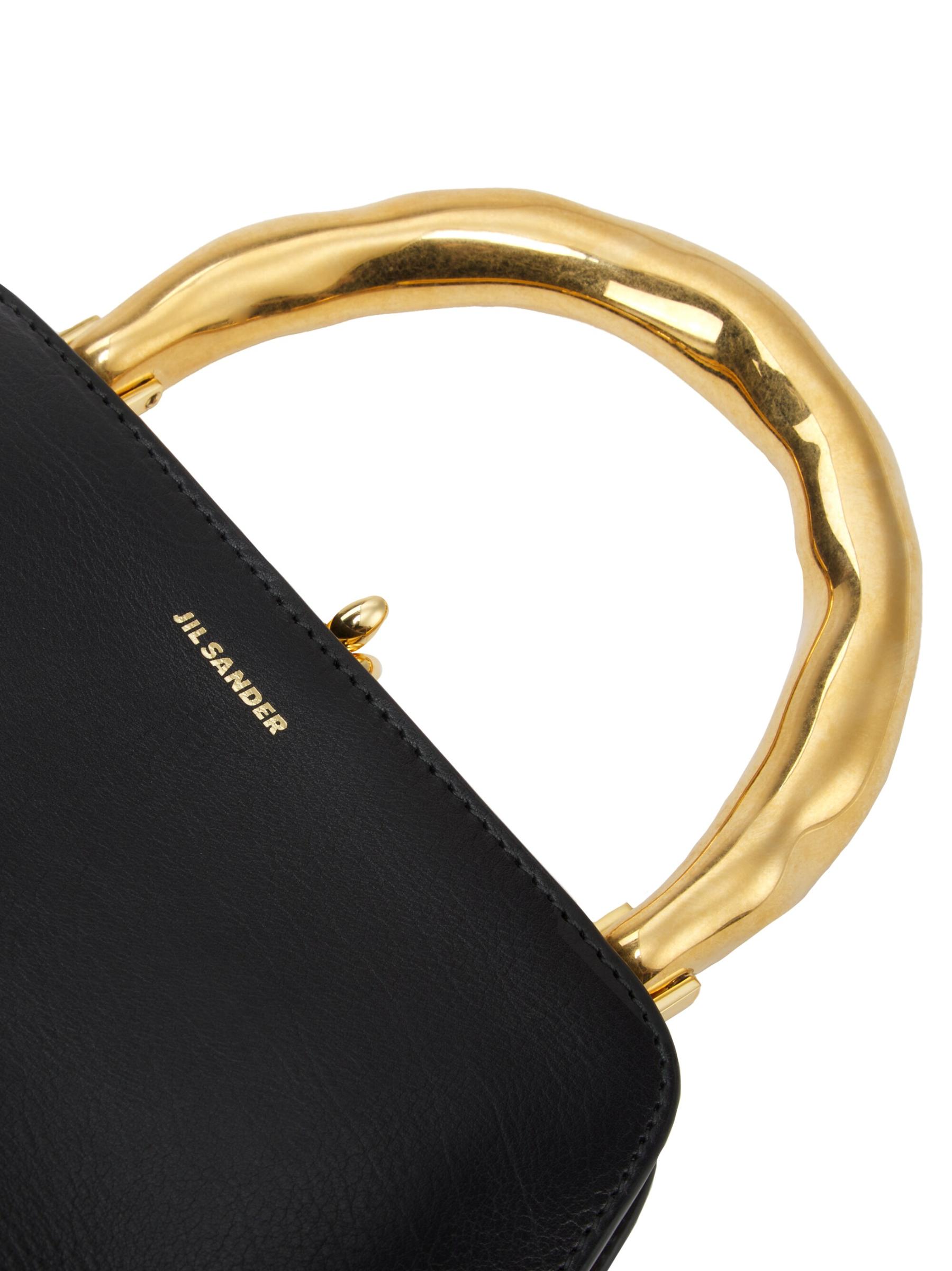 Jil Sander☆ゴジ スクエア スモール トップ ハンドル バッグ Jil Sander - ゴジ スクエア・スモール・レザー・バッグ を