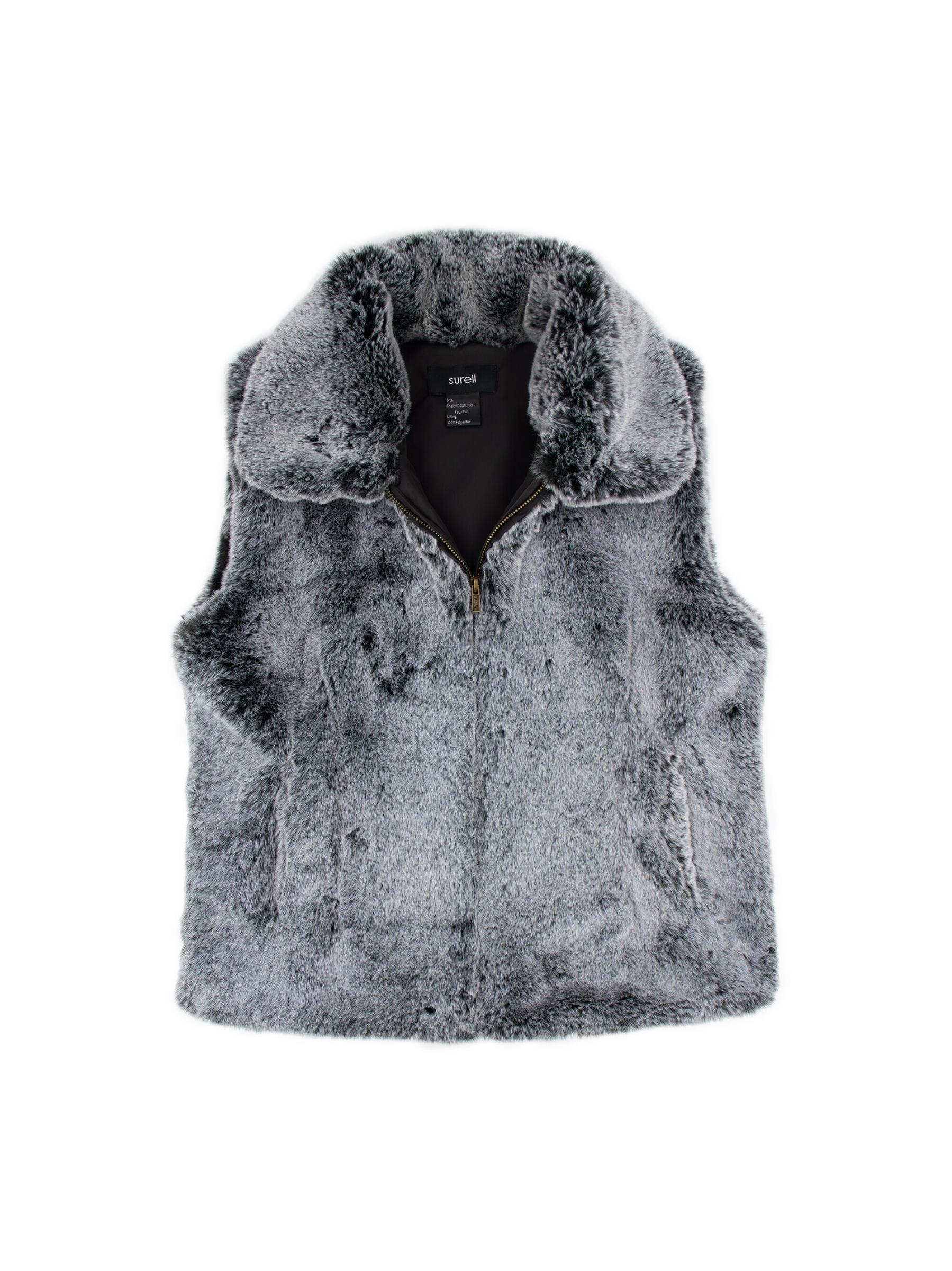 ★SCULPTOR★ Faux Fur ZipUp Vest Brown SC24A128BR Shop Surell - Faux Fur Zip-Up Vest | Saks Fifth Avenue Canada