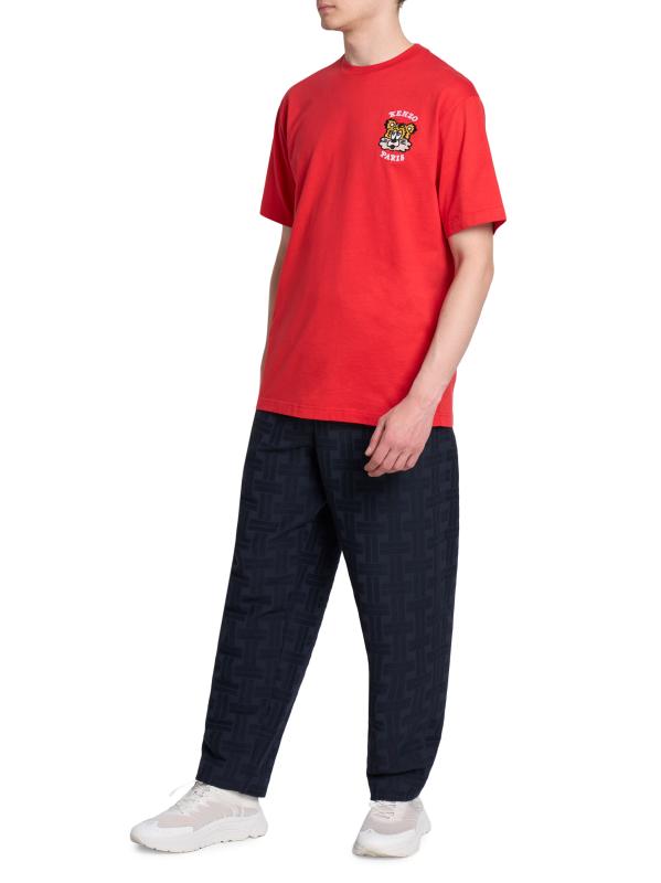 Shop KENZO - Kenzo Verdy Market Embroidered Classic T-Shirt