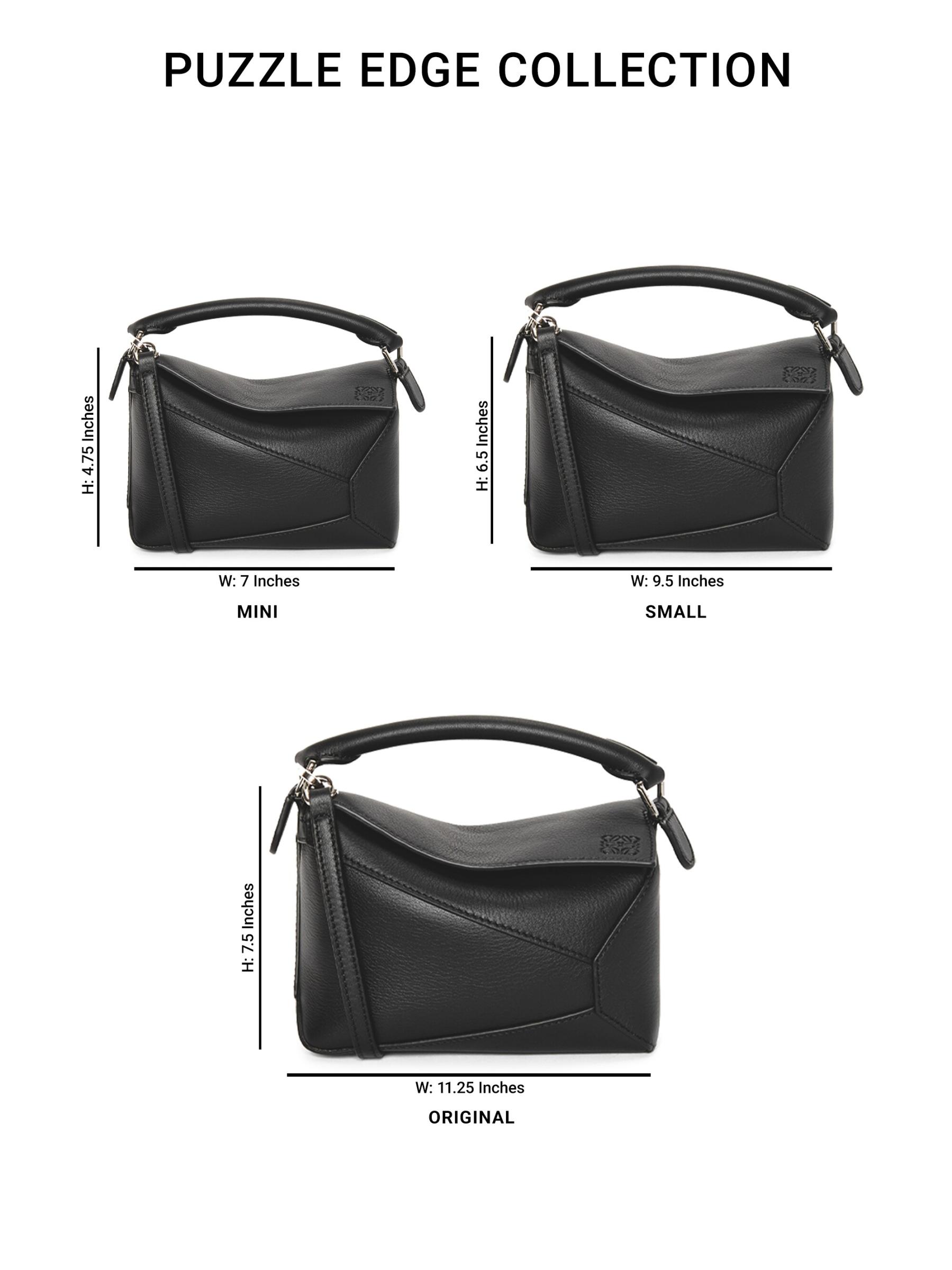 ハンドバッグ LOEWE PUZZLE EDGE SMALL HANDBAG IN GRAINY LEATHER 0400019109885_BLACK?wid=600&
