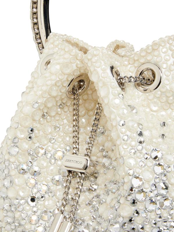 #6: حقيبة بمقبض علوي مزينة بالكريستال من بون بون - كريستال عاجيي