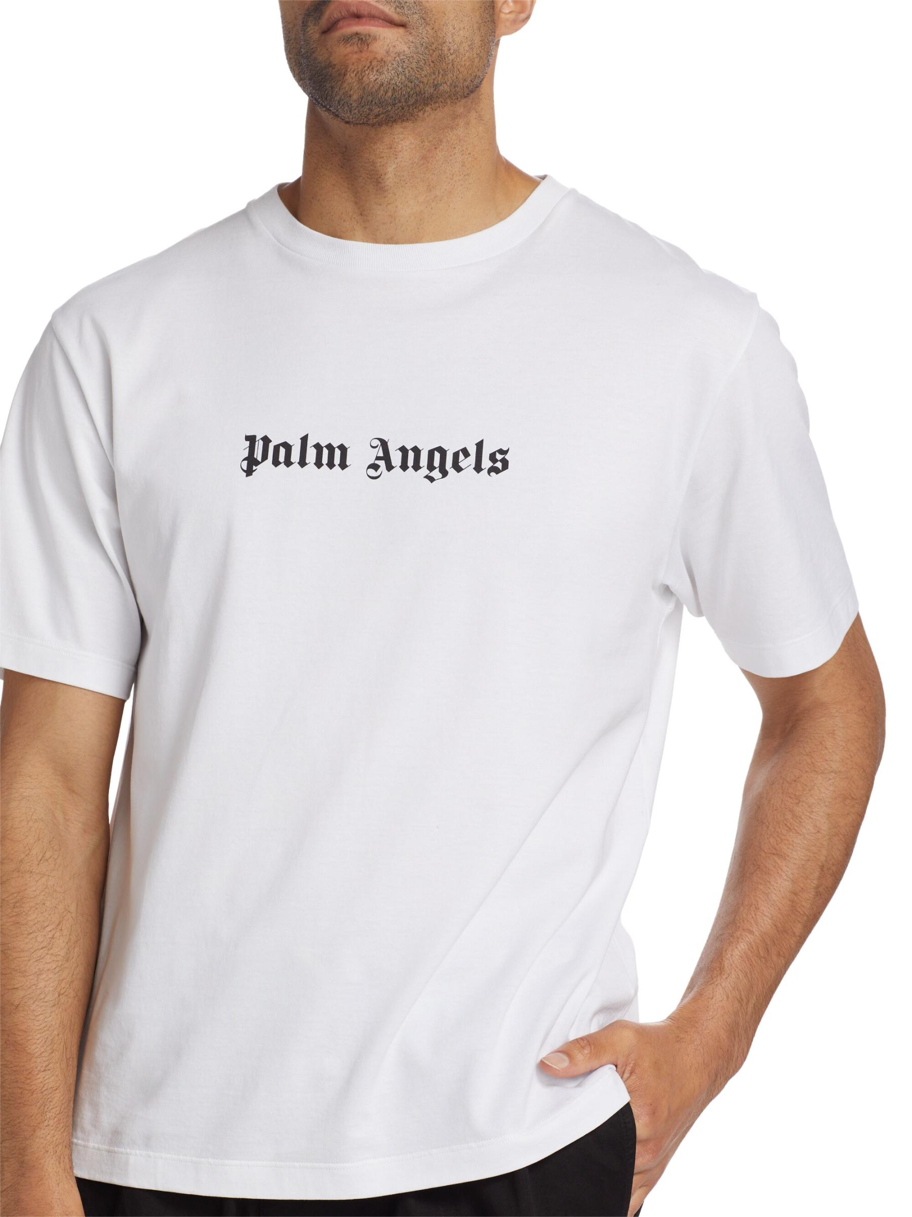 関税送料込◆Palm Angels◆クラシックロゴ スリムTシャツ 関税送料込【PALM ANGELS】クラシック ロゴ T シャツ 3枚セット