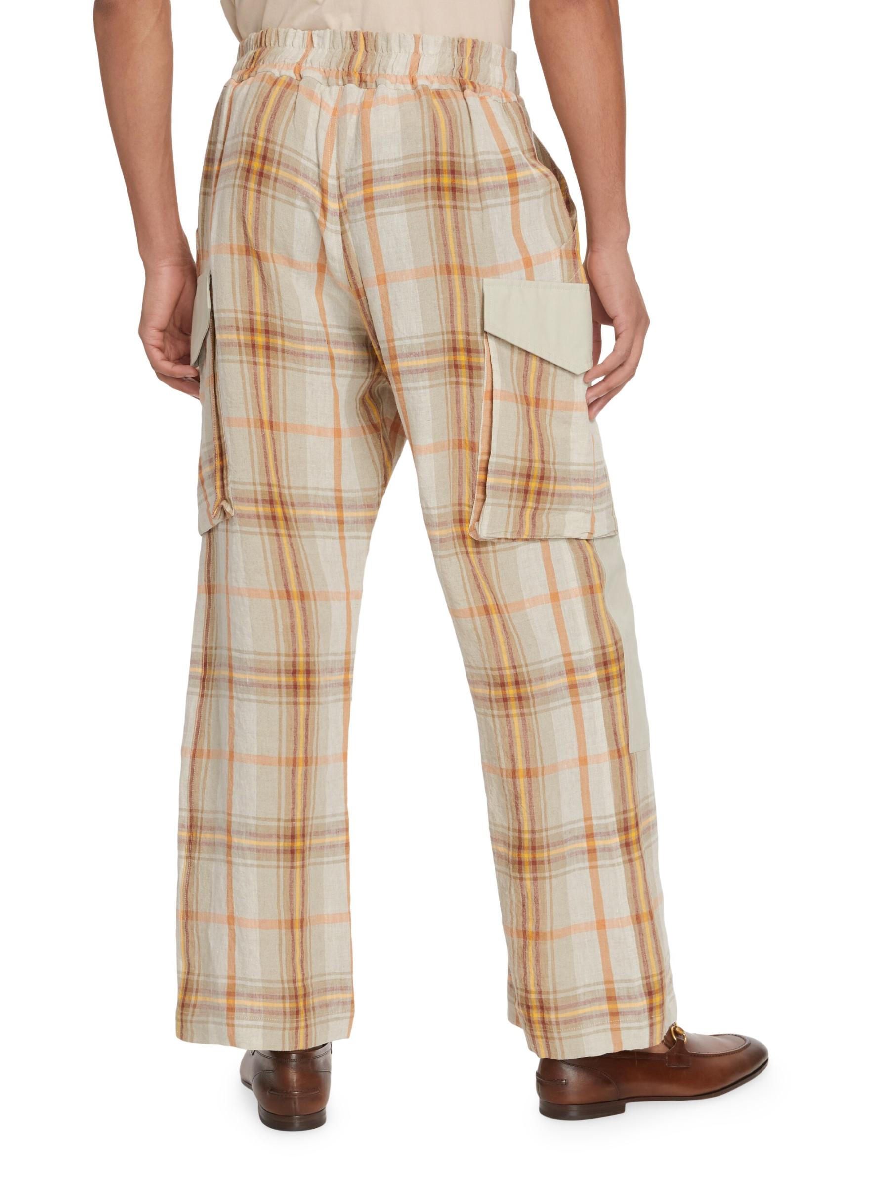 Shop Nicholas Daley - Plaid Cargo Pants | Saks Fifth Avenue