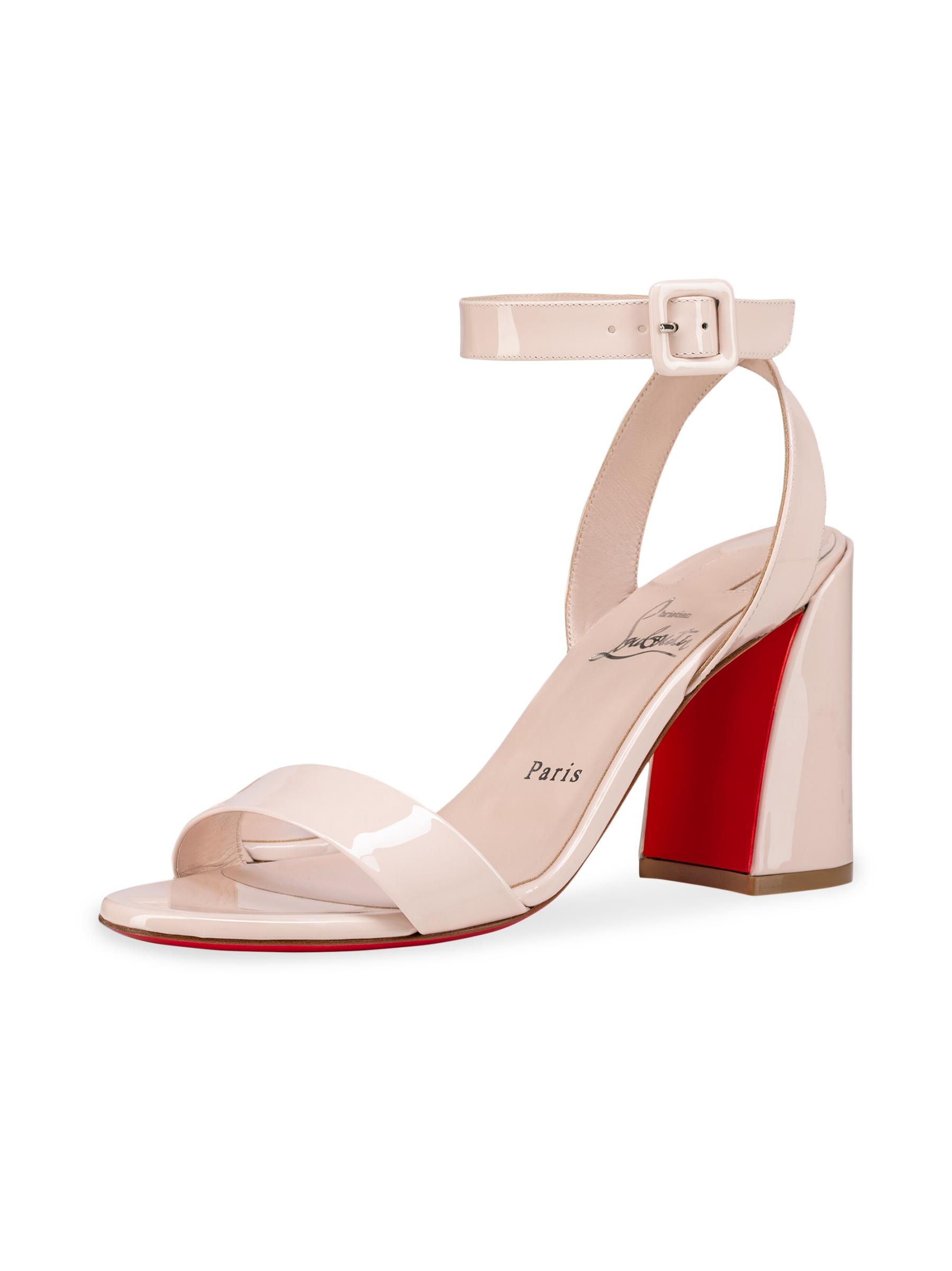 【Christian Louboutin】 Miss Sabina 85 patentレザーサンダル CHRISTIAN LOUBOUTIN Miss Sabina 85 パテントレザー サンダル