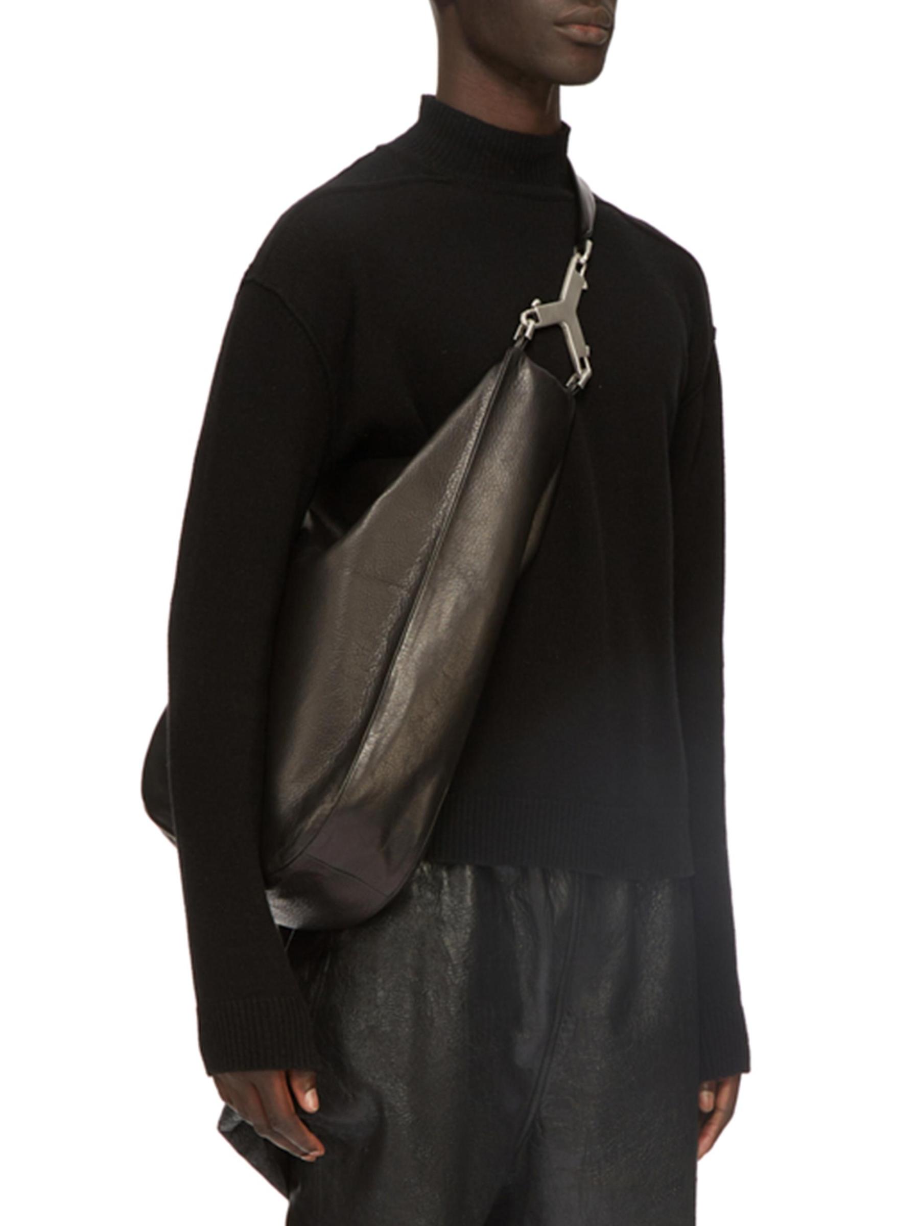 Shop Rick Owens - Cerberus Leather Bag | Saks Fifth Avenue