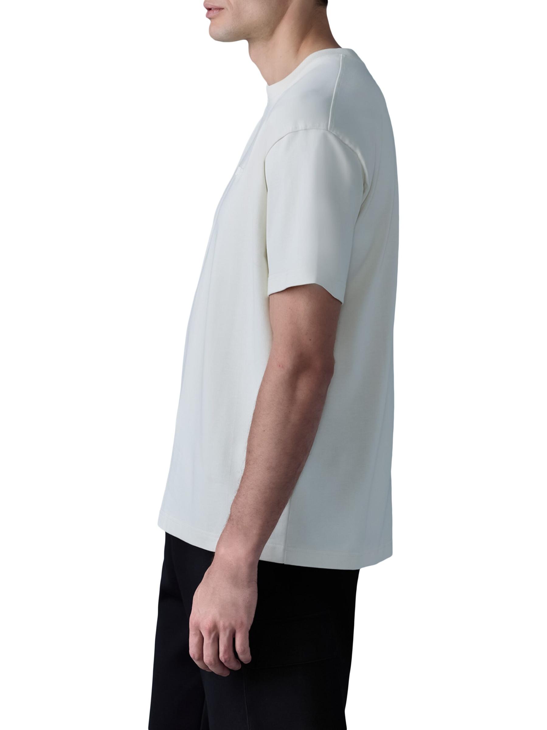 Tシャツ・カットソー MACKAGE 'Tee-R' T-shirt White Mackage TEE-R T-Shirt with Mackage Silicone Logo