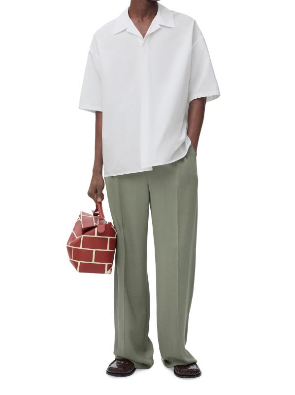 #5: قميص أناجرام قطن كامب - أبيض