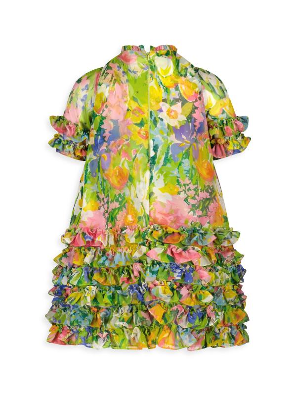 ●Mac Duggal●フローラル スパンコール 刺繍 メッシュ ガウン Saks Fifth Avenue Australia
