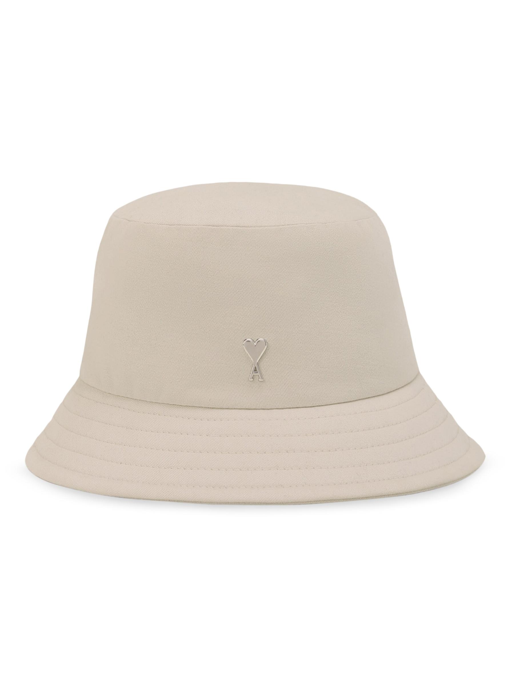 【関税・送料込み】 Ami Paris Bucket Hat AMI Paris logo-patch Bucket Hat | Black | FARFETCH