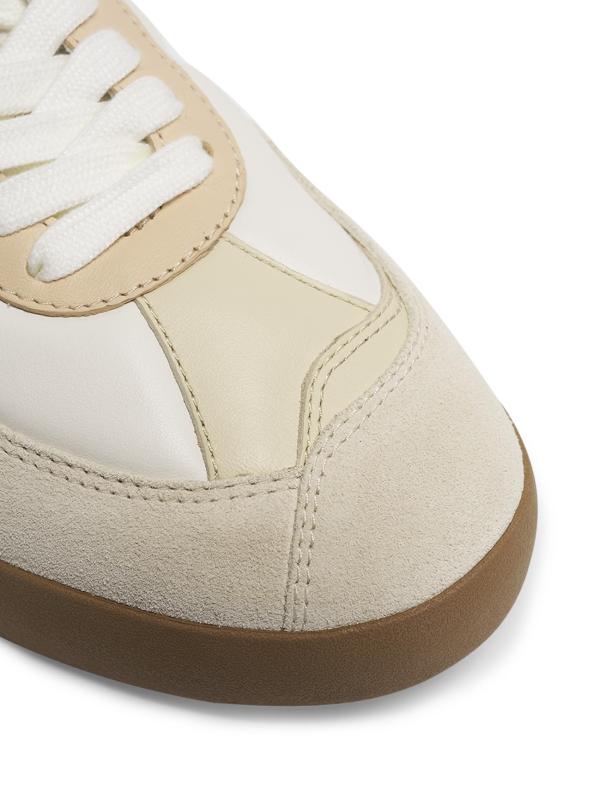 #6: حذاء Kick من الجلد والجلد المدبوغ Mule - وردي