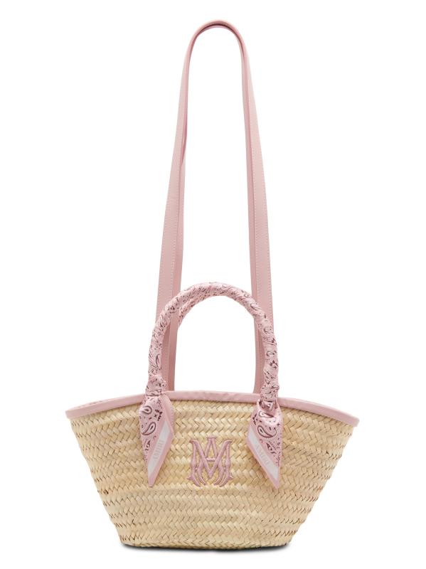 【AMIRI】MA ラフィア マイクロトート WOMEN - WOMEN'S MA RAFFIA MICRO TOTE - Black | AMIRI