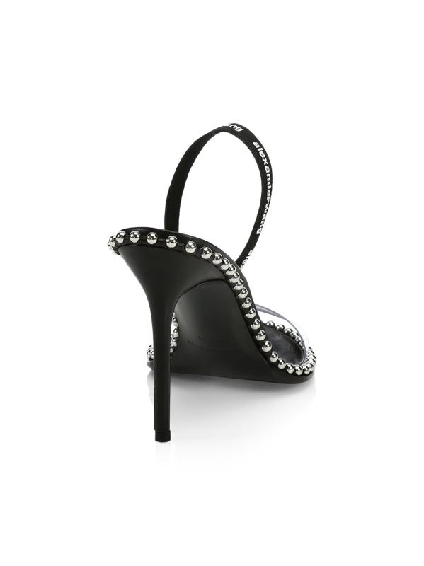 Shop Alexander Wang - Nova Studded Slingback Sandals | Saks