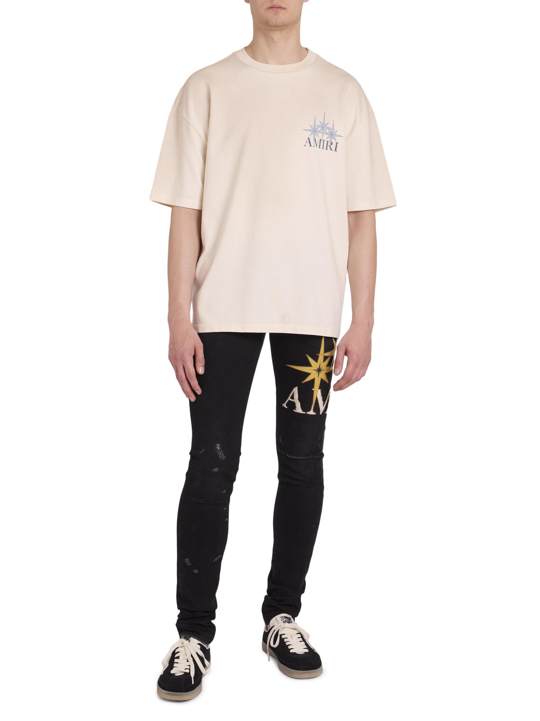 Shop Amiri - Starburst Oversized Crewneck T-Shirt | Saks Fifth