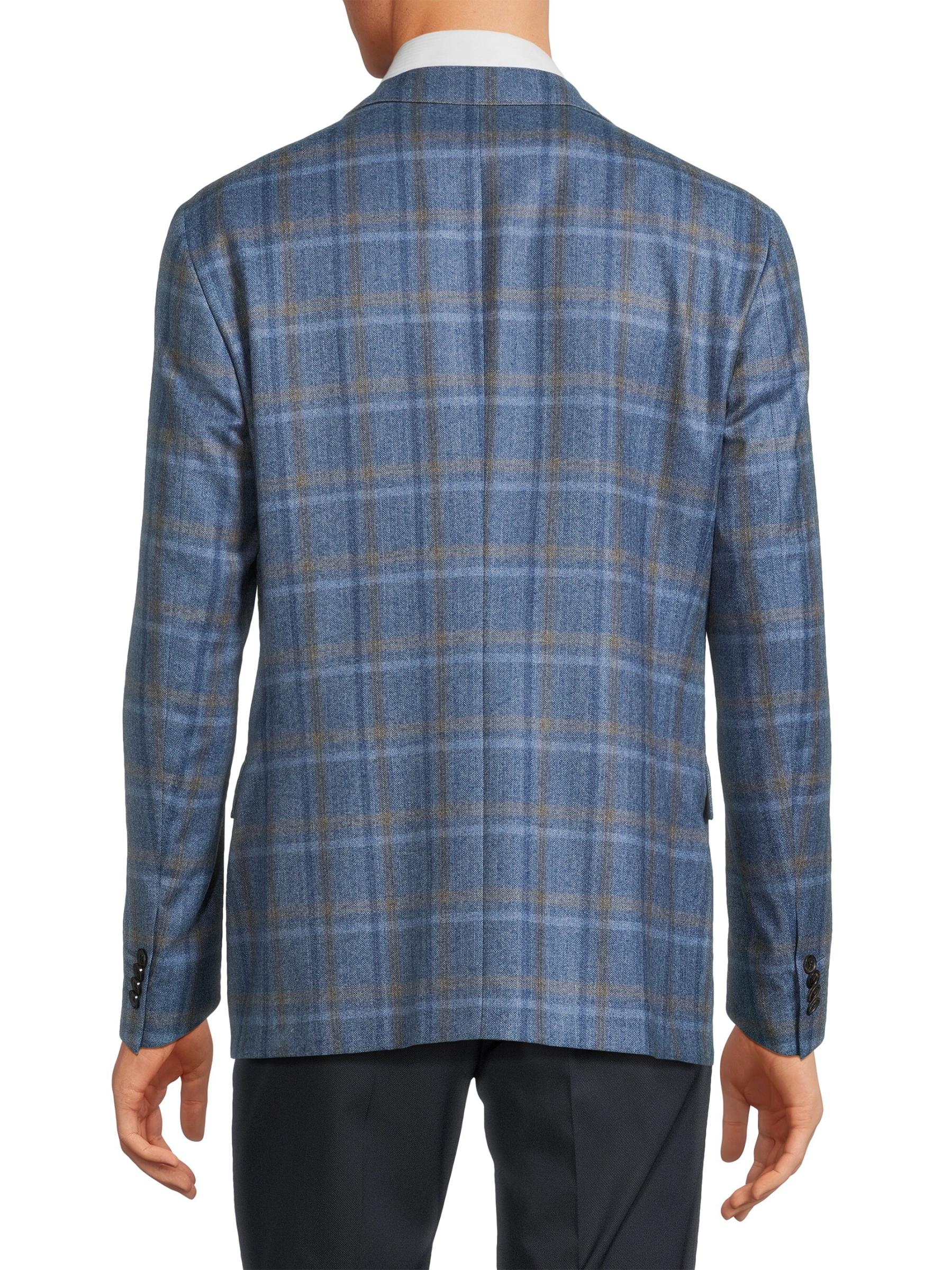 Corneliani - アカデミー・チェック・ウール・ジャケット を