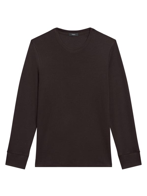 #1: تيشيرت إيسينشيال أنيمون ميلانو بأكمام طويلة - براونوود