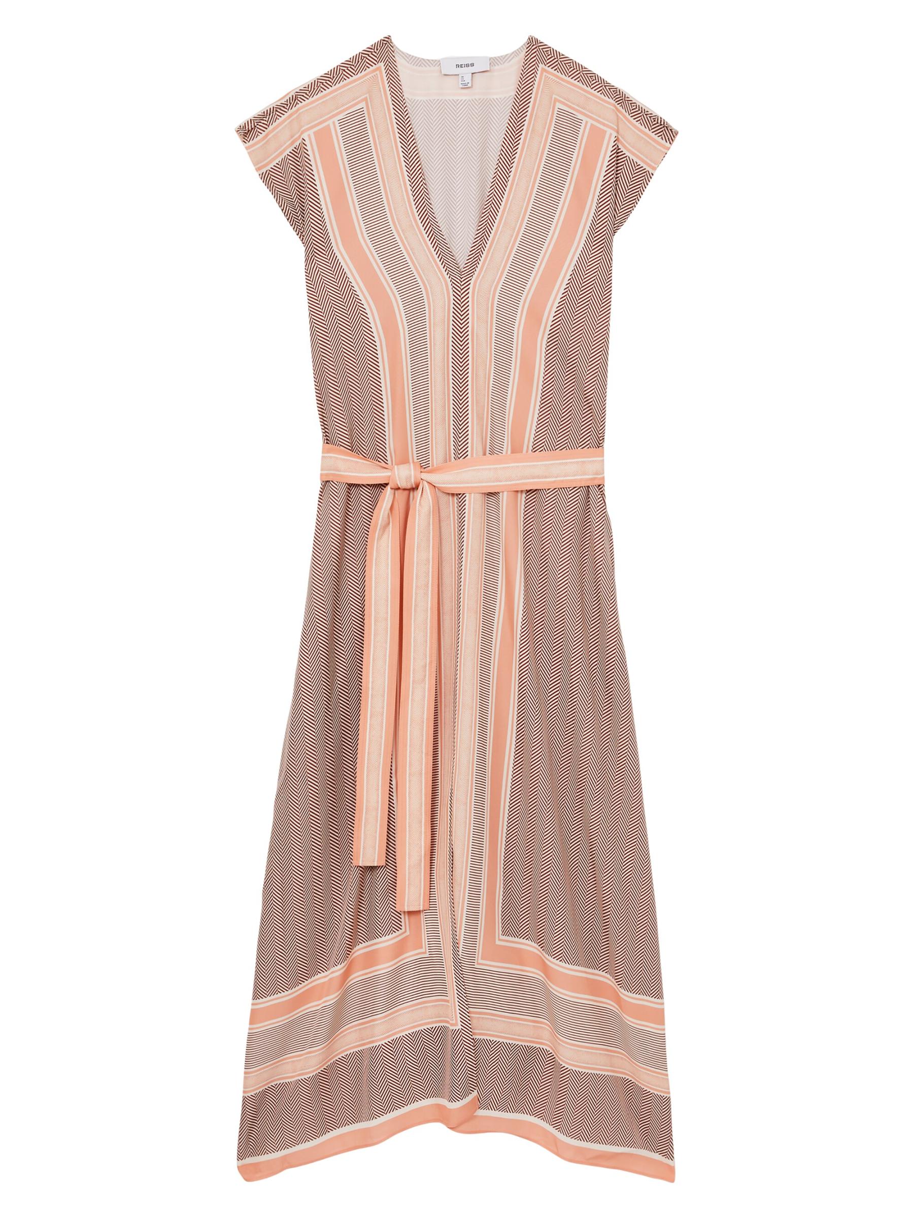 【海外限定】REISSワンピース☆Gina Scarf Print Belted Midi Dr Shop Reiss - Gina Scarf-Print Midi-Dress | Saks Fifth Avenue