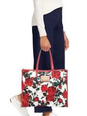 【DOLCE＆GABBANA】floral print canvas ラージ Dolce&Gabbana Floral Canvas Tote Bag | Neiman Marcus