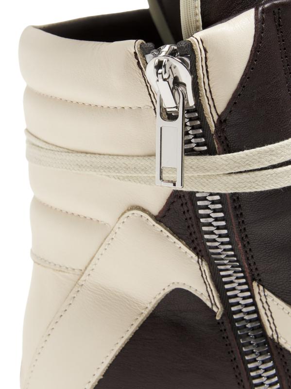 【大人気】RICK OWENS◆Geobasket レザーハイトップスニーカー Rick Owens - Geobasket レザー ハイトップ スニーカー を
