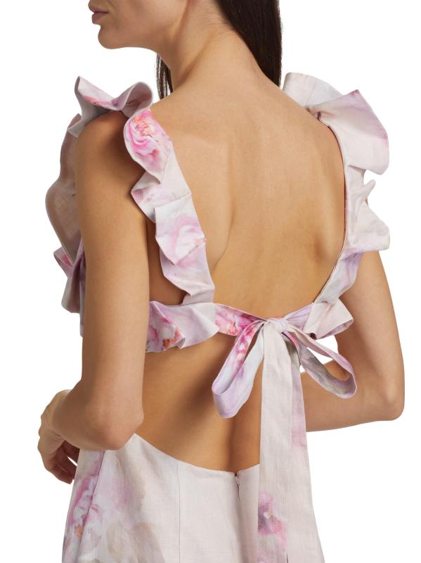 Zimmermann - クラッシュフリルミニドレス をオンライン購入