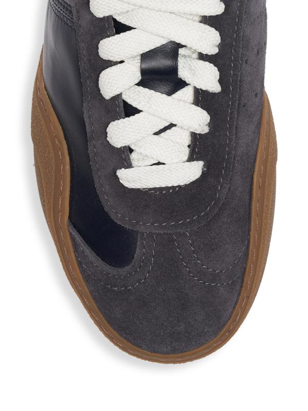 ■Acne Studio バー革スニーカー Acne Studios Bars Leather Low-Top Sneakers | Saks Fifth Avenue