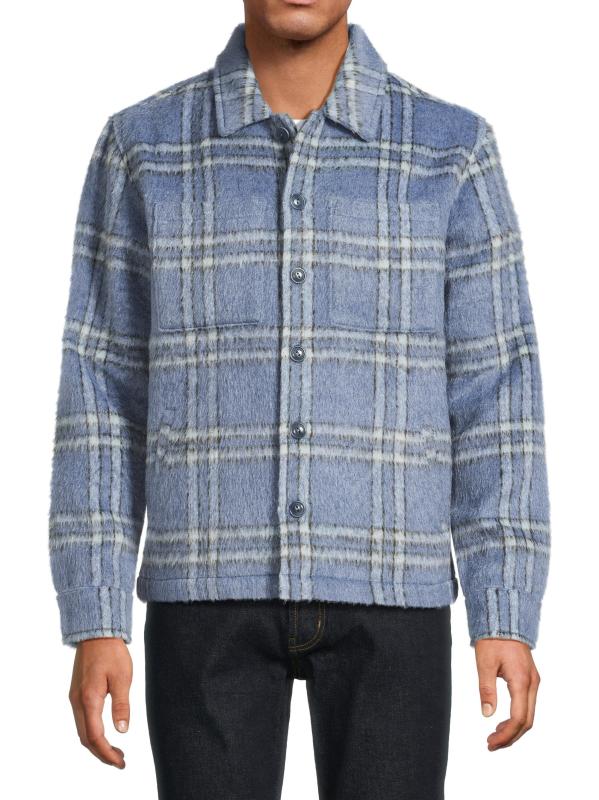 #2: جاكيت لاتشلان بنقشة القميص - بلو لوتس