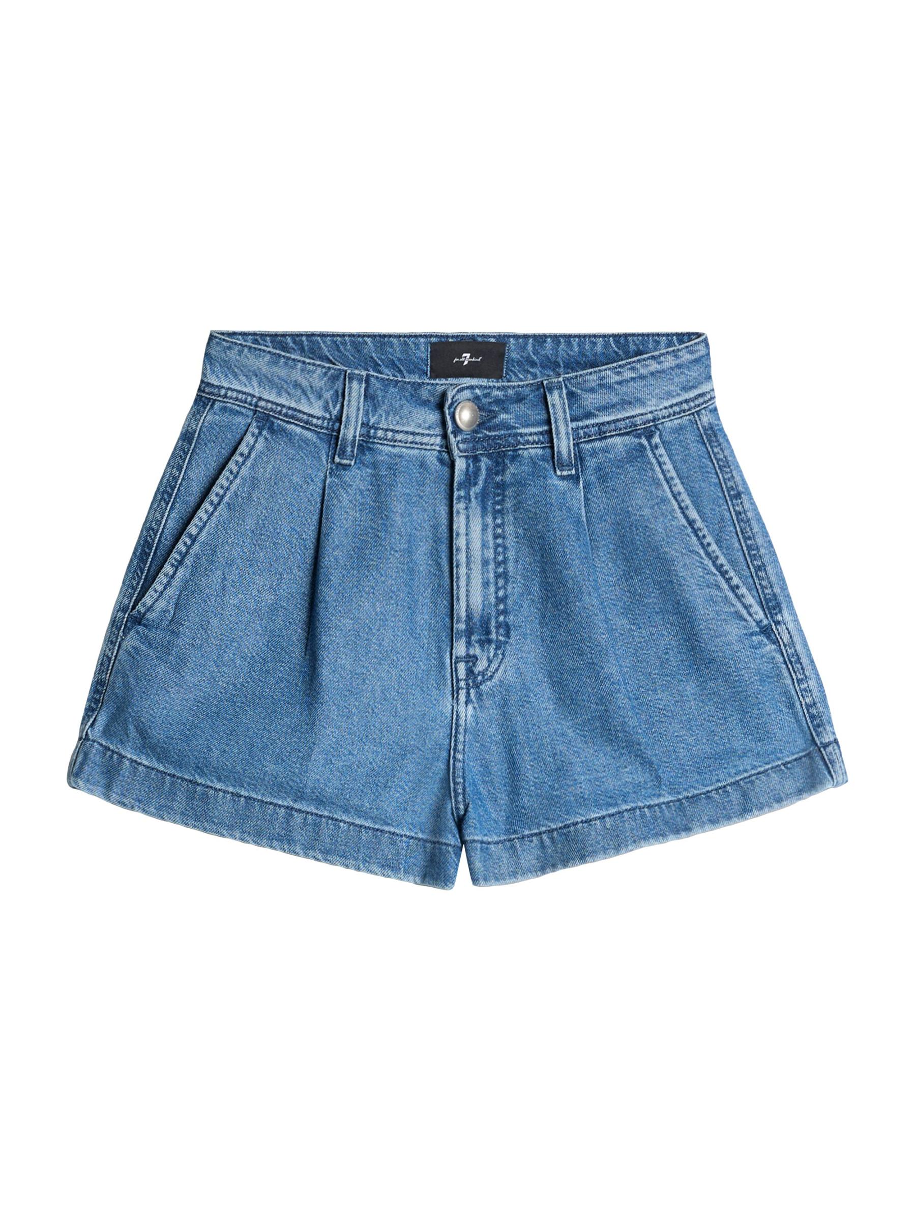 ショートパンツ 7 For All Mankind 7 For All Mankind - プリーツ・ライトウェイト・デニム