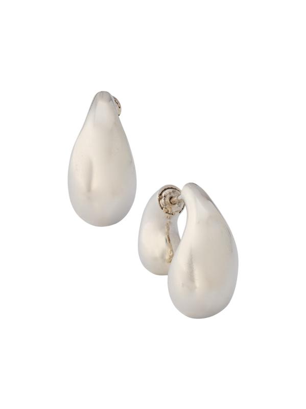 أقراط متدلية على الوجهين من الفضة الإسترلينية