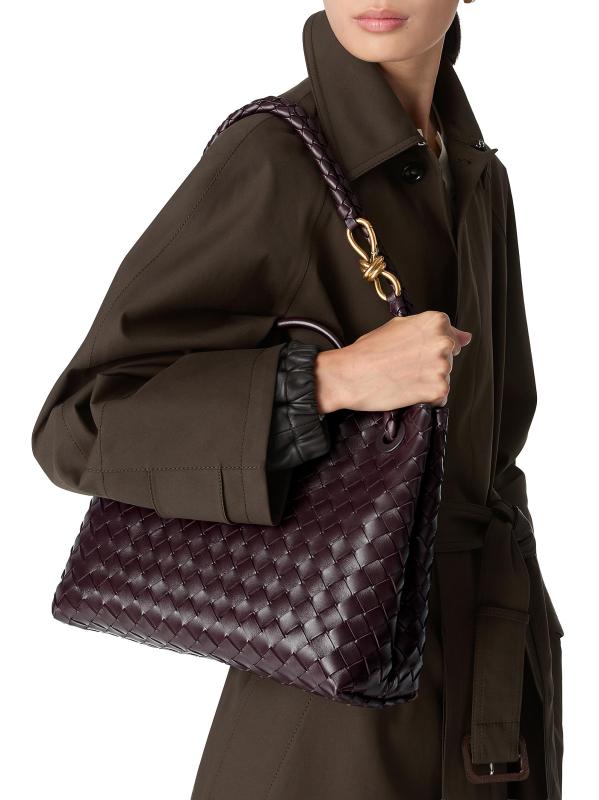 #2: حقيبة Andiamo متوسطة الحجم من الجلد بمقبض علوي - بارولو