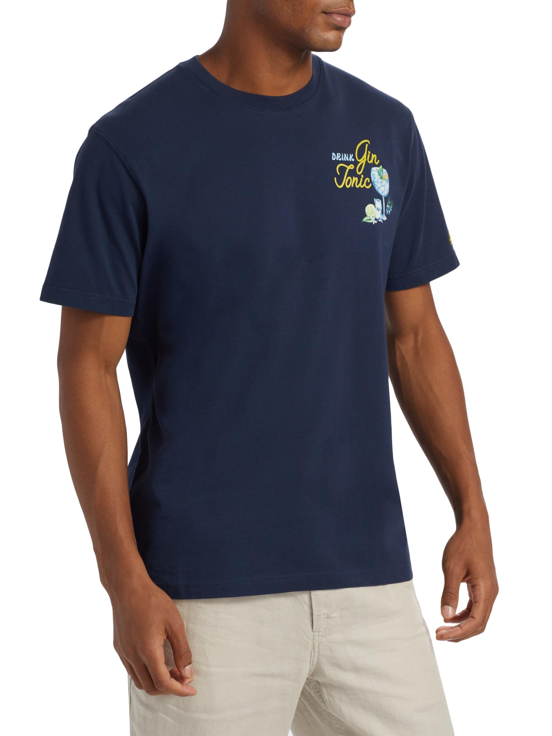 〈MC2 Saint Barth〉オーガニックコットン T シャツ(関税込み) MC2 Saint Barth - ドリンク・ジン・トニック・コットン・クルー