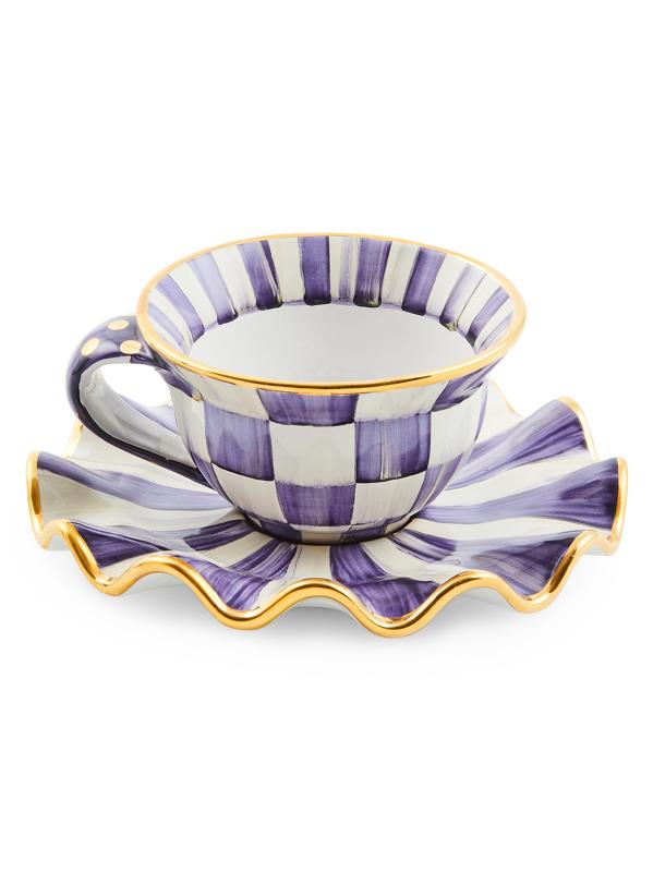 #3: فنجان شاي سيراميك بلوم تشيك - NO COLOR