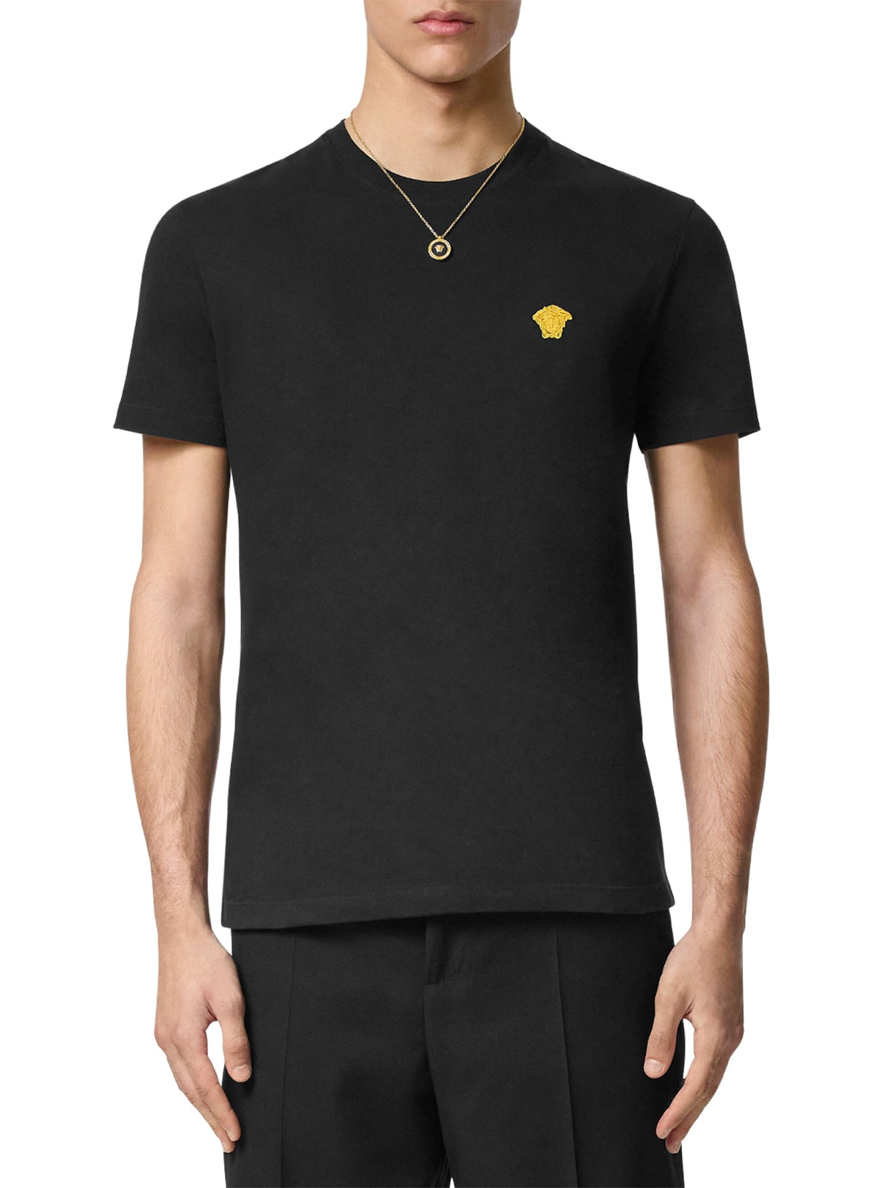 Versace - メデューサ・ポップ刺繍Tシャツ をオンライン購入