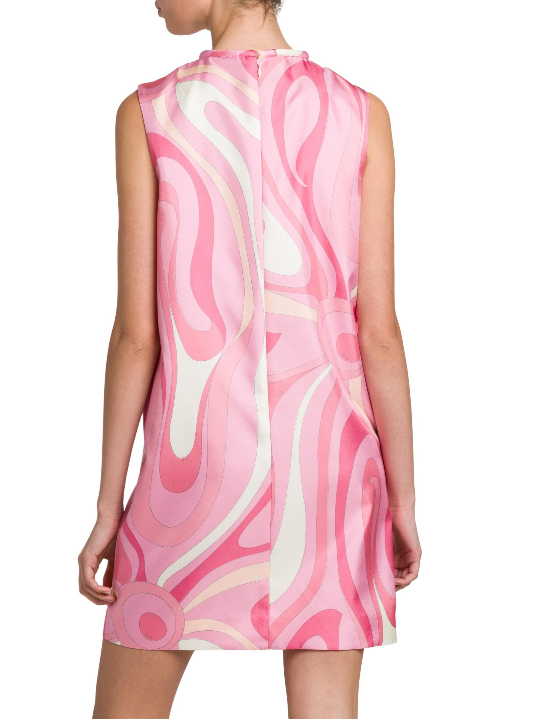EMILIO PUCCI - マダレナプリントシルクツイルミニドレス Pucci - プリントシルクツイルミニドレス をオンライン購入