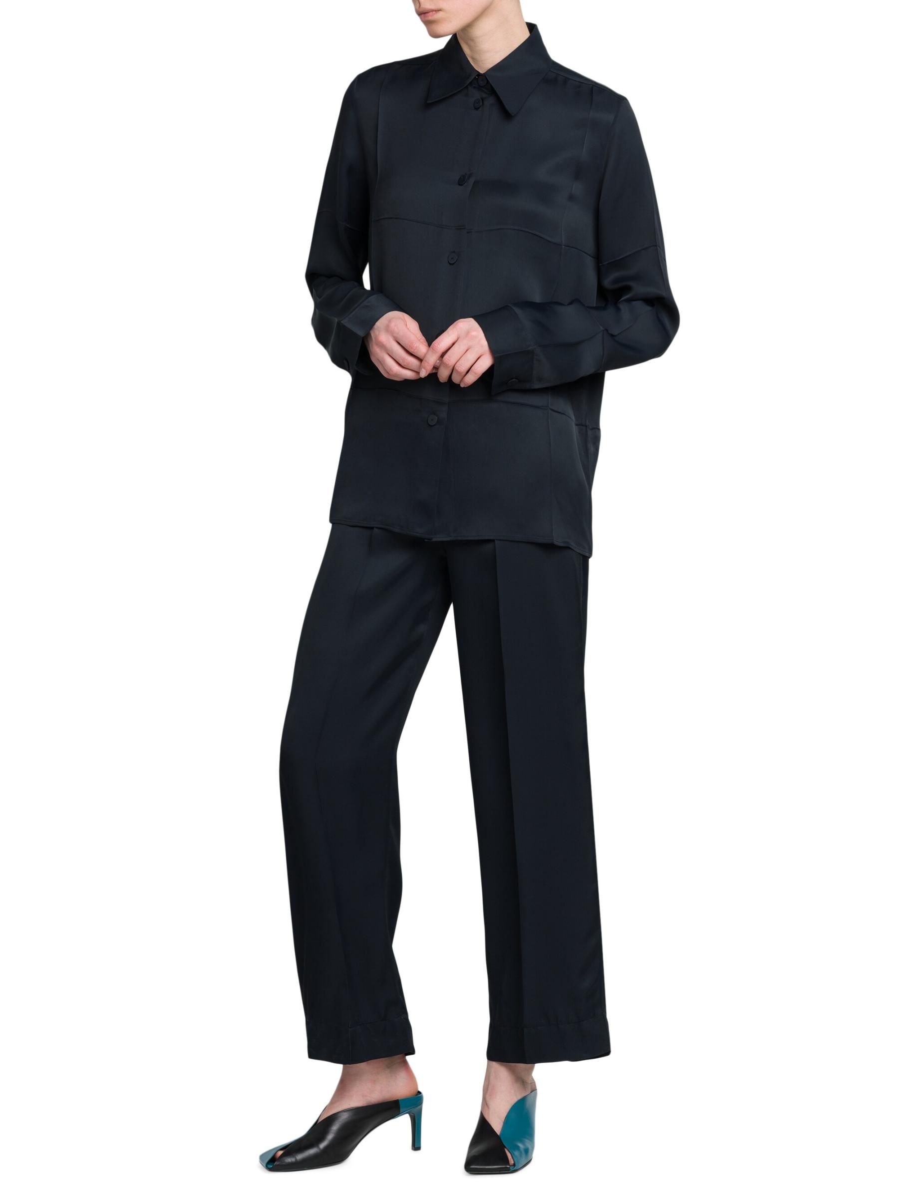 JIL SANDER プリーツ ジャージートップス JIL SANDER プリーツ ジャージートップス