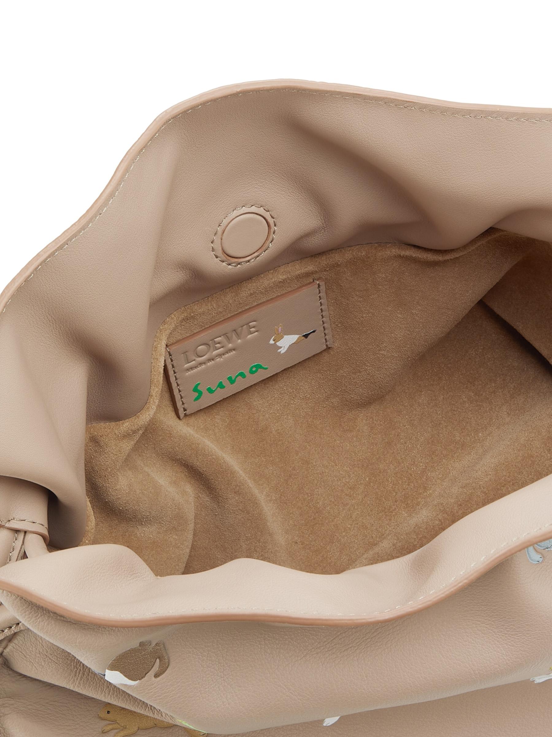 Shop Loewe - Suna Fujita x LOEWE Flamenco Leather Bunny