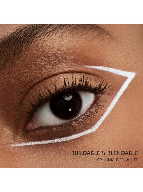 #5: قلم العيون ليبريتيد من لاينز - 09 UNMUTED WHITE