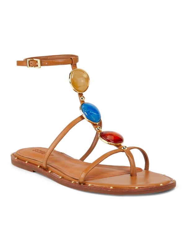 #2: صندل ميلوس 25 ملم من الجلد المزيّن بالكريستال - ميلي