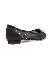 【Manolo Blahnik】キアランレザーバレエフラット CHIARANFLAT | Beige Nappa Leather Pointed Toe Flat Pumps