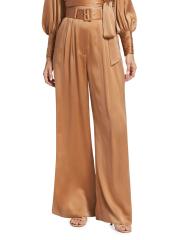 【Zimmermann】Tuck silk wide-leg pants Zimmermann Silk Wide-Leg Tuck Pants | Neiman Marcus