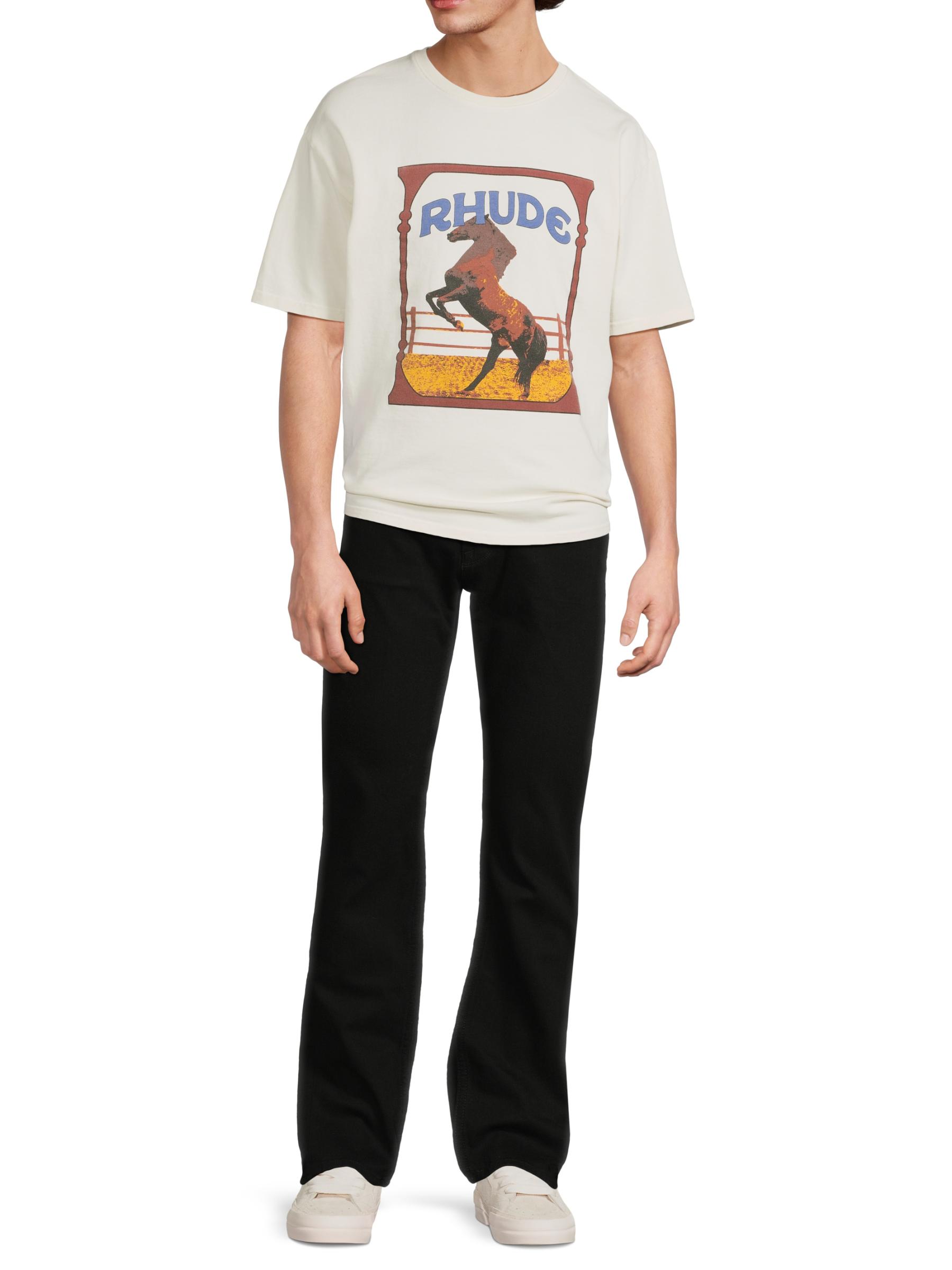 Rhude - カドリー・ロゴ・クルーネックTシャツ をオンライン購入