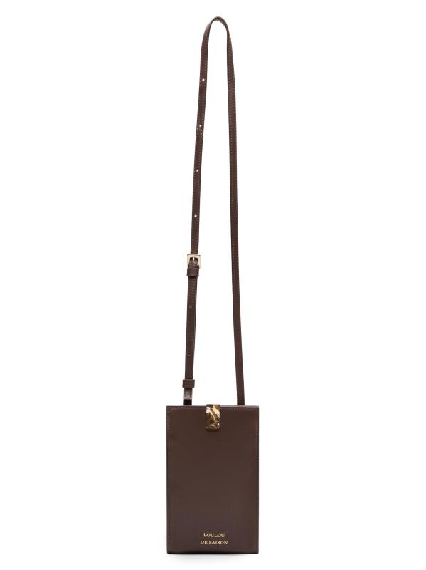 حقيبة هيرمين الجلدية الصغيرة بحزام يلتف حول الجسم