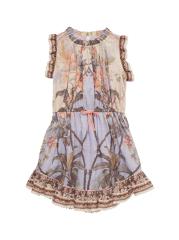 【Zimmermann】ワイリー 刺繍 ビロウ ドレス Zimmermann Wylie Embroidered Billow Dress - Beige