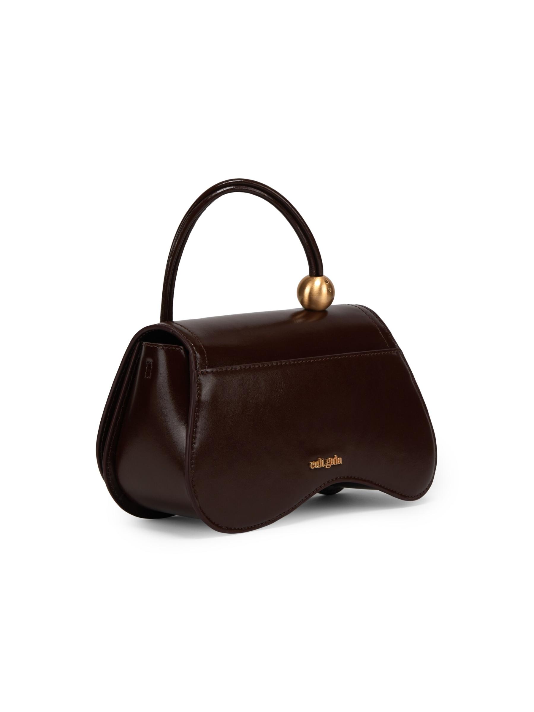★Cult Gaia★ ハンドバッグ カラー: Camel Cult Gaia Mimi Embellished Leather Top Handle Bag | Saks