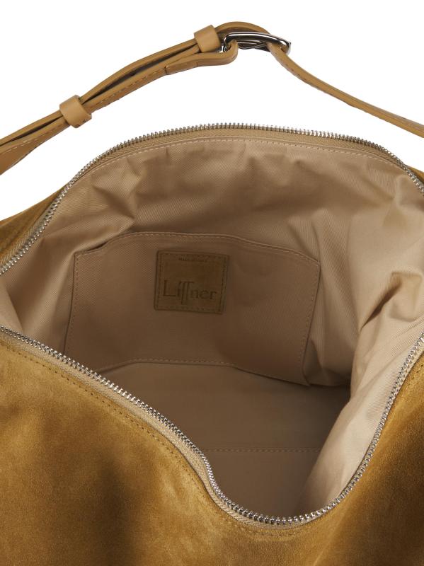 #4: حقيبة وسادة من جلد الغزال هوبو - بيج